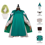 N&otilde;iak&uuml;bar Atelier Coco Cosplay Kost&uuml;&uuml;m Keskaegne N&otilde;iakleit M&uuml;tsiga Anime Tongari Boushi no Atelier Komplekt Halloweeni Peo &Uuml;likond L blue