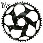 50T/52T/54T/56T/58T/60T ketiratta v&auml;nt Bafang Motor BBSHD 130BCD jaoks 52
