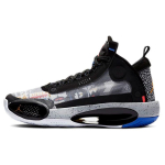 Jordan Air Jordan 34 Low EP Kulumiskindlad Hingavad Keskmise k&otilde;rgusega Korvpallijalatsid Must Valge Unisex CZ7742-008 36.5 black
