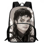 Michael Jackson Laste Seljakotid Poisid ja T&uuml;drukud &Otilde;pilase S&uuml;nnip&auml;evakingitus Laste Koolikotid Suure Mahutavusega Telkimine Vastupidav Seljakott 39 x 29 x 15.5cm gray