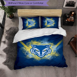 Warrington Wolves Muster Mikrokiud 3-osaline Voodipesukomplekt Dekoratiivne Tekikoti Komplekt Magamistoa Kodu Kasutamiseks 135cm*200cm