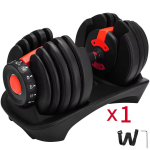SIHAO 24/40 KG 52.5/90 LBS Reguleeritav Hantel Fitnessivarustus Treeninguks K&auml;elihased Hantel Reguleeritav Hantel