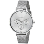 SKAGEN Anita Multifunktsionaalne Kvartsikristallidega Naiste K&auml;ekell Naiste Kvartsikell Roostevaba Teras Nailon Mineraalklaas 30m 36mm SKW2312 h&otilde;be