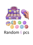@Mini pelmeenid aurutajaga Squeeze m&auml;nguasjade komplekt Pehme stressileevendus Kristalliline Squishy Fidget sensoorne m&auml;nguasi Peo meened Kingitus