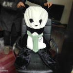 80-180cm Hiiglaslik Panda Pl&uuml;&uuml;sm&auml;nguasjad Pehme V&auml;limine Nahk Loomad Karu Mantel P&uuml;hade S&uuml;nnip&auml;evakingitus Valentin Brinquedos 80cm white