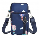 Naiste sportlik kerge mini Crossbody kott, kingitus 6 sinine