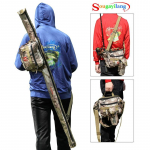 Multifunktsionaalne kalastuskott Kaasaskantav 130 cm kalastustarvete ridvarullikott camouflage bag