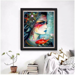 Karakterite teemantmaal Ristpistes seinakaunistus Teemantmosaiik Teemanttikandid Maaling 20X30CM