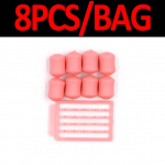 Bimoo 8tk/kott + peatused 12mm pikkused karpkalap&uuml;&uuml;gi roosad aeglaselt uppuvad hantliga karpkalap&uuml;&uuml;gi taglass&ouml;&ouml;dad 8PCS/Bag