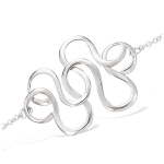 Les Tr&eacute;sors De Lily [H2649] &ndash; h&otilde;bedane k&auml;ev&otilde;ru 'Chor&eacute;ographie' h&otilde;bedane (roodiumiga kaetud) &ndash; 35x25 mm h&otilde;be