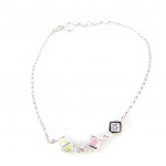 Les Tr&eacute;sors De Lily [H5458] - Bracelet Argent 'Alchimie' multicolore mitmev&auml;rviline