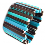 NOA [K1465] &ndash; disainerk&auml;ev&otilde;ru 'Coloring' t&uuml;rkiissinine pruun t&uuml;rkiissinine