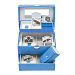 Davidti [K6177] - t&uuml;rkiissinine  Active Woman  ehtekarp - 21x16x15 cm t&uuml;rkiissinine