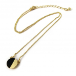 Les Tr&eacute;sors De Lily [N8188] &ndash; disainerkaelakee 'Cl&eacute;opatra' mustast kullast kuld