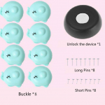 Fikseeritud pandlaga Tekijooksu hoidik Kindel linad voodipesu kott Libisemisvastane magnetiline lahtine klambriga teki pannal 2