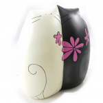 Les Tr&eacute;sors De Lily [I5001] - Figurine c&eacute;ramique 'Chats' amoureux - 23x18 cm (cats) mitmev&auml;rviline