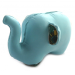 K&uuml;lmutatud [N0887] &ndash; T&uuml;rkiissinine vaigust hoiup&otilde;rsas Elephant &ndash; 17x13x11 cm t&uuml;rkiissinine