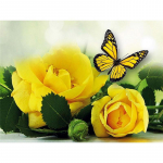 T&auml;ielik 5D Teemantmaaling Maastiku Lillede Teemanttikandid Ristpistes Kodukaunistus K&auml;sitsi valmistatud kingitus 20x30cm