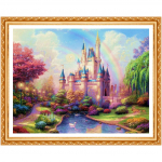 3D isetegemise teemantmaal ristpistes unistuste lossi mustriga maalimine teemanttikandid lastele kingitused 20X30CM