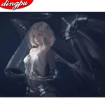 5D teemantmaaling naiste pildid kividest teemantmosaiigist ristpistega kingitus 20X30CM