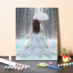 DIY v&auml;rvid numbrite j&auml;rgi &otilde;limaali komplekt L&otilde;uend DIY &otilde;limaal numbrite j&auml;rgi Seinakunsti kaunistused kodukinki kunstiks ja hobideks 40x50cm no frame
