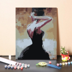 DIY Maalimine numbrite j&auml;rgi Digitaalne &otilde;limaal Numbrite maalimine Kodukaunistamine Kunst Hobid K&auml;sit&ouml;&ouml; 40x50cm no frame