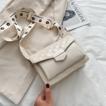 SCIONE v&auml;ike kott Western Style naiste kott Uus mood Messenger kott V&otilde;rk punane v&auml;ike kandiline kott 20cm*6cm*16cm valge