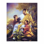 5D isetehtud teemantmaal Isa ja lapse teemanttikandid Ristpistega kodukaunistused K&auml;sitsi valmistatud kingitused Round 20x30cm