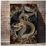 T&auml;is&uuml;mmargune/ruudukujuline 5D isetehtud teemantmaaling iidne draakoni teemanttikandid ristpistekomplektid kodukaunistus k&auml;sitsi valmistatud kingitused Round 20x30cm