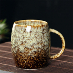 Jaapani retroahju vahetatav glasuuritud keraamiline loominguline kohvipiimakruus, suure mahutavusega lihtne teetass, veetass