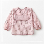 Baby Bandana pudip&otilde;lled Armsad v&auml;rvilised multifilmi pudip&otilde;lled Veekindlad imikud s&ouml;&ouml;vad lapsed joonistavad pikkade varrukatega p&otilde;ll Beebi ise toitev pudip&otilde;ll 6-18 months