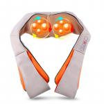 Avaleht Auto U-kujuline elektriline Shiatsu keha &otilde;lad kaela masseerija selja infrapuna 4D s&otilde;tkumine massaaž HealthCare EU-plug