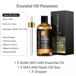 MAYJAM 100 ml vanilje lavendli eukal&uuml;pti puhas taimeekstrakti eeterlik &otilde;li &otilde;huv&auml;rske difuusori steriliseerimiseks, tugevdab immuunsust spaa massaaži&otilde;li Sweet Orange