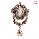 S Cameo Vintage prossid naistele Kuninganna Cameo Beauty