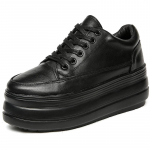 Fujini vabaajajalatsid Kevad-s&uuml;gissokid Mugavad platvormtossud Kudumine Jooksmine Hingavad mugavad Naistejalatsid Tursked kingad Naistele T&uuml;drukutele 34 must