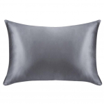 1 tk tehissiidist padjap&uuml;&uuml;r Beide Seiten Kissenbezug Queen suurus lukuga Dark gray