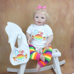 BZDOLL 55cm pehme silikoon Bebe Reborn Baby Girl Doll Realistic 22 tolli vin&uuml;&uuml;lprintsess v&auml;ikelapse m&auml;nguasi blondid juuksed 55cm Doll