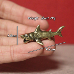 Messinghai loomakujukesed miniatuurid lauaarvuti kaunistused kodukaunistused k&auml;sit&ouml;&ouml;tarvikud vanaaegsed v&otilde;tmehoidjad ripatsid, ehted kingitus 1PCS