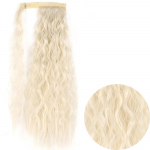 MISS WIG Naiste mood, pikk laineline m&auml;his hobusesaba &uuml;mber s&uuml;nteetilisest kiust pikk lokkis Cosplay igap&auml;evaseks kandmiseks lainelised juuksepikendused 55 cm