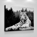 Seinakunstikontori motiveeriv plakat Tiigri l&otilde;uendi maalimise mentaliteet on k&otilde;ik Tr&uuml;kitud plakatite kunstiteos Kodukaunistus elutuba 20x30cm/7.9x11.8in