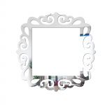 (Nikita) Kodukaunistusega kleebis, seinapeegli stiilis pildiraamid poe jaoks One Size h&otilde;be