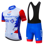2023. aasta FDJ rattakomplektid Jalgrattavormi suvine rattas&auml;rgi komplekt Maanteeratta kampsunid MTB jalgrataste kandmine hingav rattariietus L