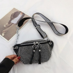 Naiste k&auml;ekott ja seljakott Br&auml;ndi Fanny Pack Diamond naastrehviga v&ouml;&ouml;kott Mitmek&uuml;lgne rinnakott Luksuslik v&ouml;&ouml;kott Disainer Crossbody kotid Moodne rahakott One Size must