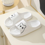 Kodusussid Meeste siseruumides Kodu Vannituba Vannitamine Libisemiskindlad paksu p&otilde;hjaga Lihtsad sandaalsussid 36-37 valge