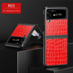 Pu-nahast mustriga klapp&uuml;mbris Samsung Galaxy Z Flip4 kaitsekestadele Samsun Z Flip 4 Zflip Zflip4 Z4 Coques For Samsung GG8