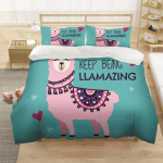 3D armas alpakka voodipesukomplekt Multifilmiline udusulgtekk ja padjap&uuml;&uuml;r 2/3 osa AU135 * 200 Lastevoodi T&auml;issuurus Pehme Kodu kaunistus Baby 100x135cm