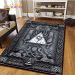 Vabam&uuml;&uuml;rlaste vaip Vabam&uuml;&uuml;rlaste Illuminati Ring P&otilde;randamatt Elutoa Vaip Siseala Pehme Flanell M&auml;ngumati ala vaip Kawaii Vaip 100cm x 120cm