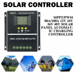 100A MPPT/PWM p&auml;ikeseenergia laadimiskontroller USB 12V/24V/36V/48V automaatkontroller kahekordne