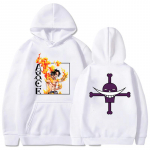 Anime Fashion Sport kapuutsid ja dressipluus One Piece Hoodie Unisex Hoodie Ace Printing Pullover Plus Size kapuutsid Lahtine dressipluus XL