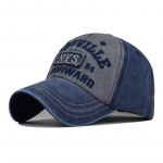 Meeste pesapallim&uuml;ts Naiste retro teksariidest kirjad Patchwork Vintage pesapallim&uuml;ts Unisex Snapback M&uuml;ts S&uuml;gis Hip Hop M&uuml;tsid Suvised 54-60cm tumesinine v&auml;rv